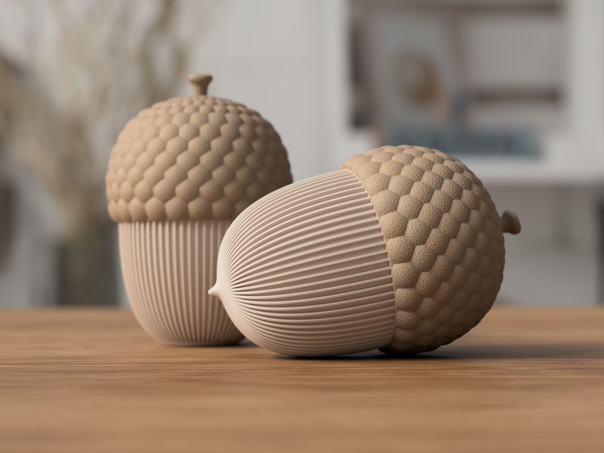 Acorn Containers - 3D Printed Homeware