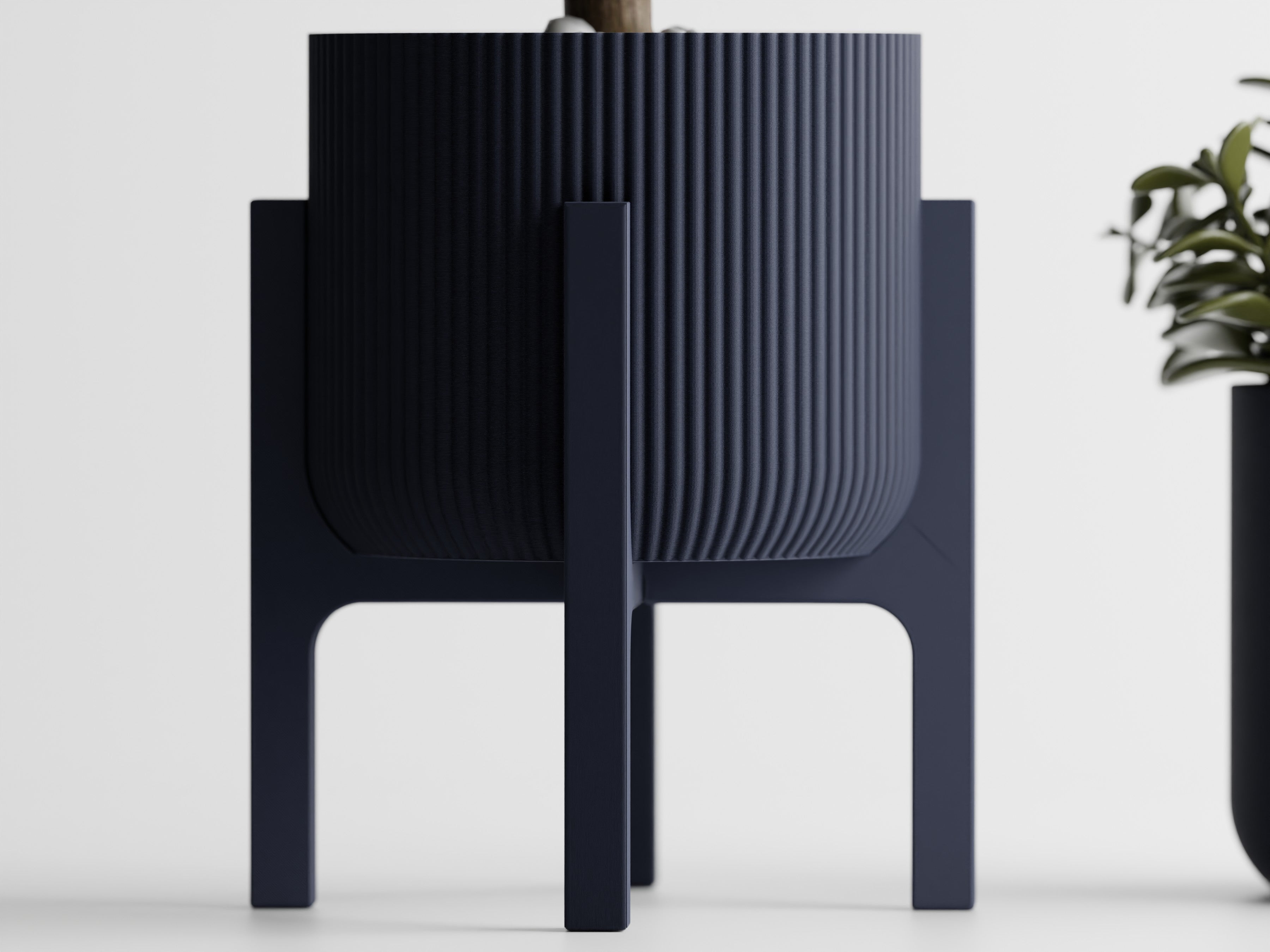 Elevare 3D Printed Plant Pot On Four Legged Platform