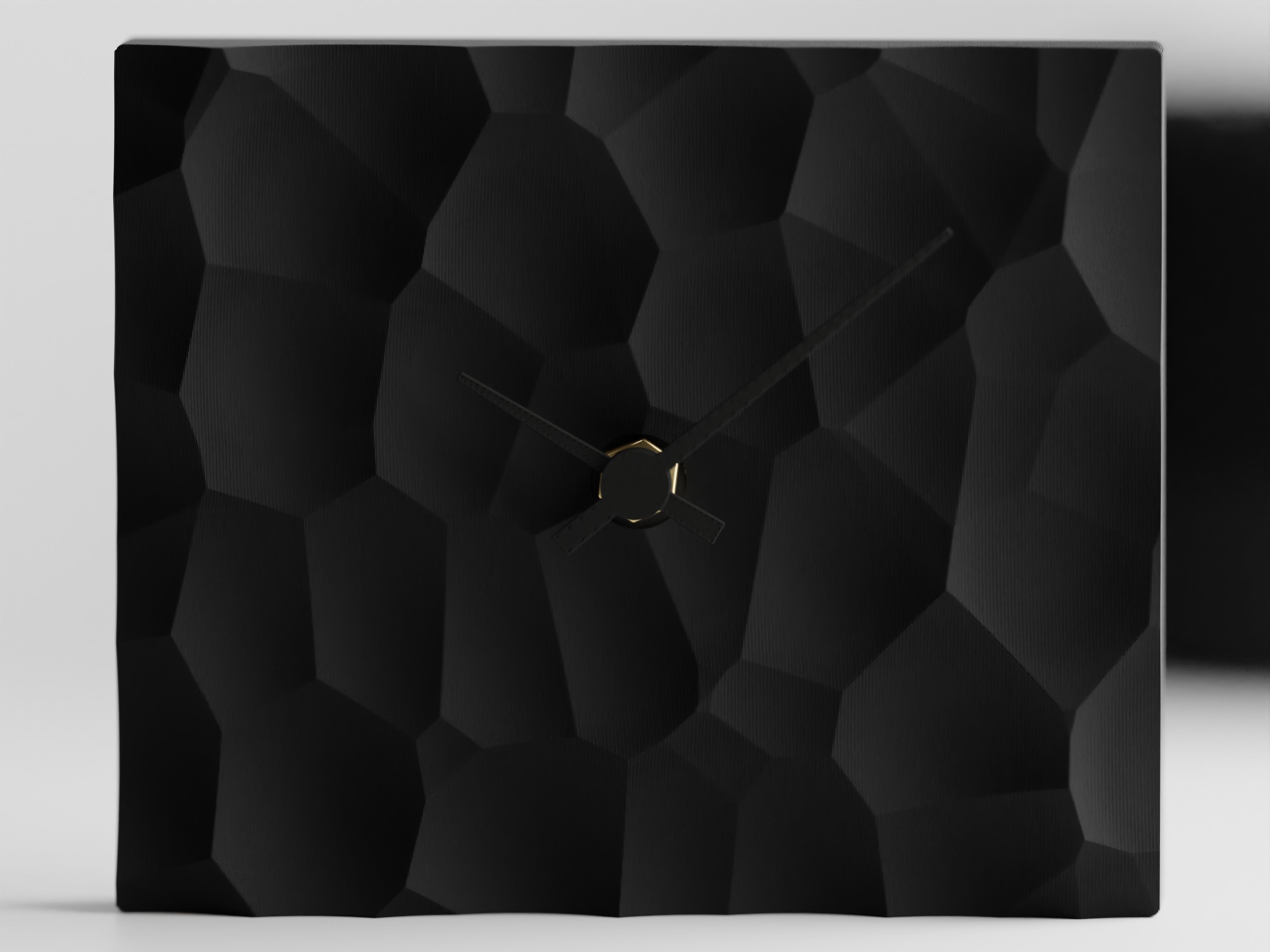 NovaCraft Voronoi Clock 3D Printed Wall Clock For Modern Decor