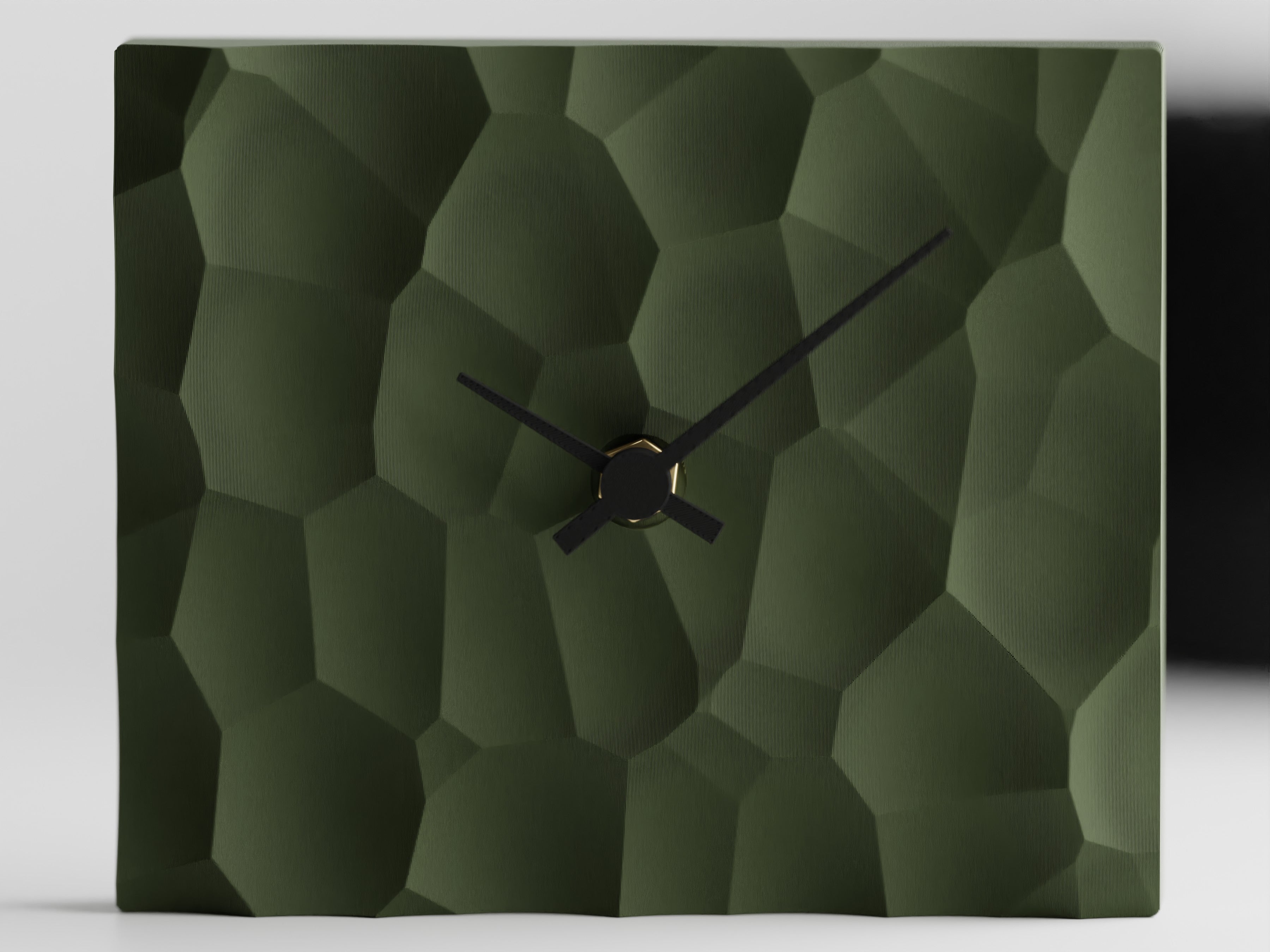 NovaCraft Voronoi Clock 3D Printed Wall Clock For Modern Decor