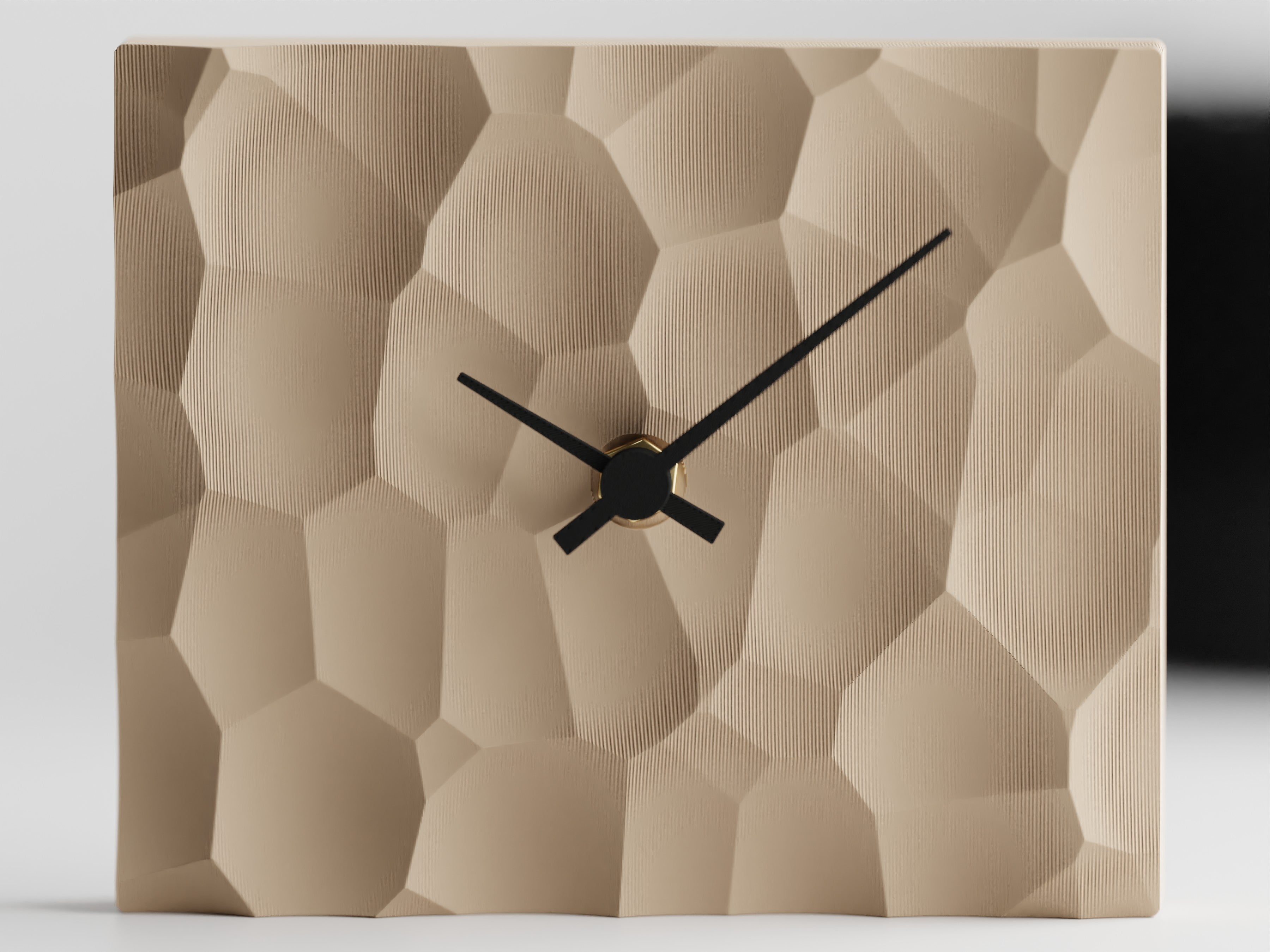 NovaCraft Voronoi Clock 3D Printed Wall Clock For Modern Decor