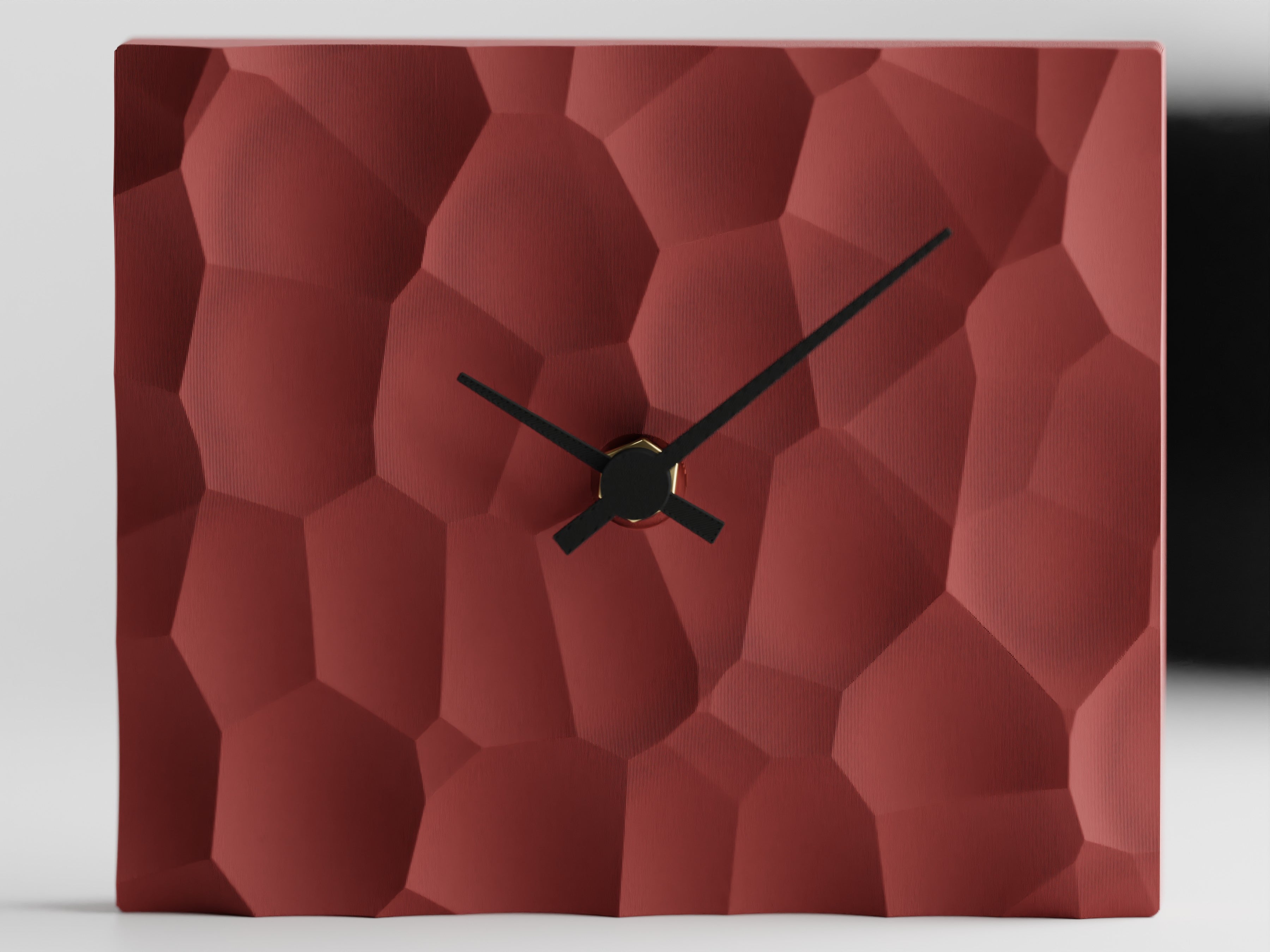 NovaCraft Voronoi Clock 3D Printed Wall Clock For Modern Decor