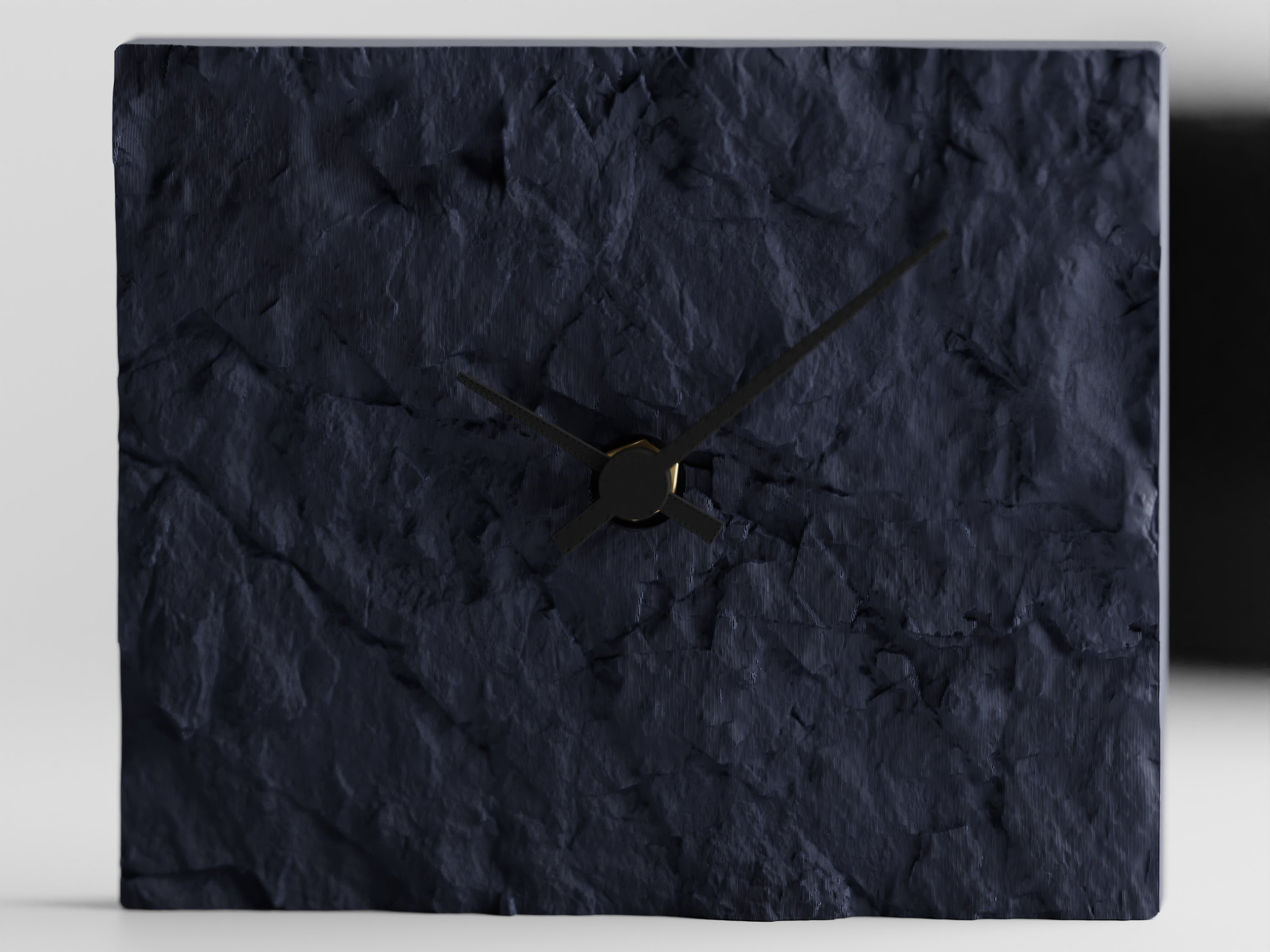 NovaLine 3D Printed Rock Clock With Bold Silhouette Colorful Finishes