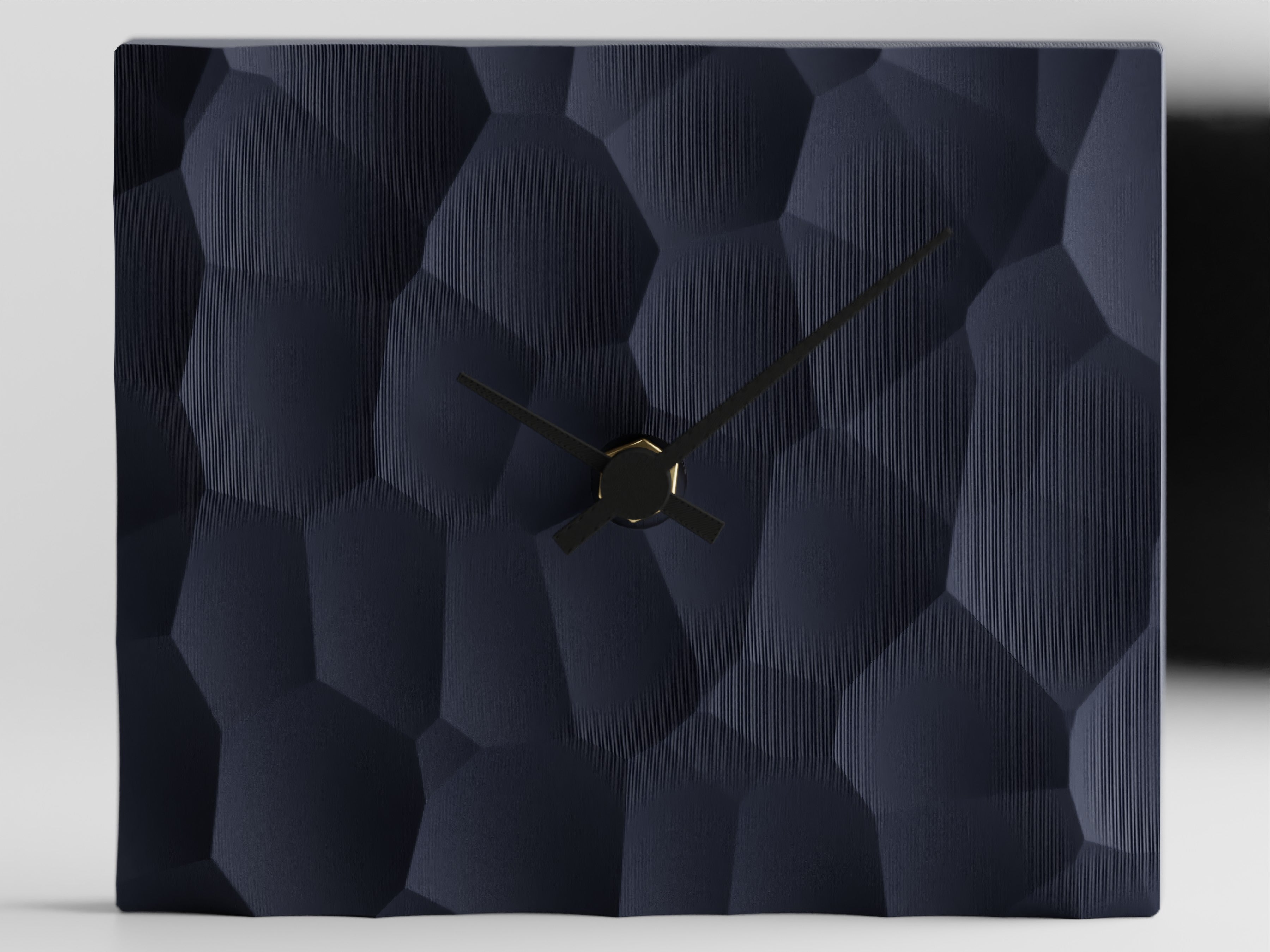NovaCraft Voronoi Clock 3D Printed Wall Clock For Modern Decor