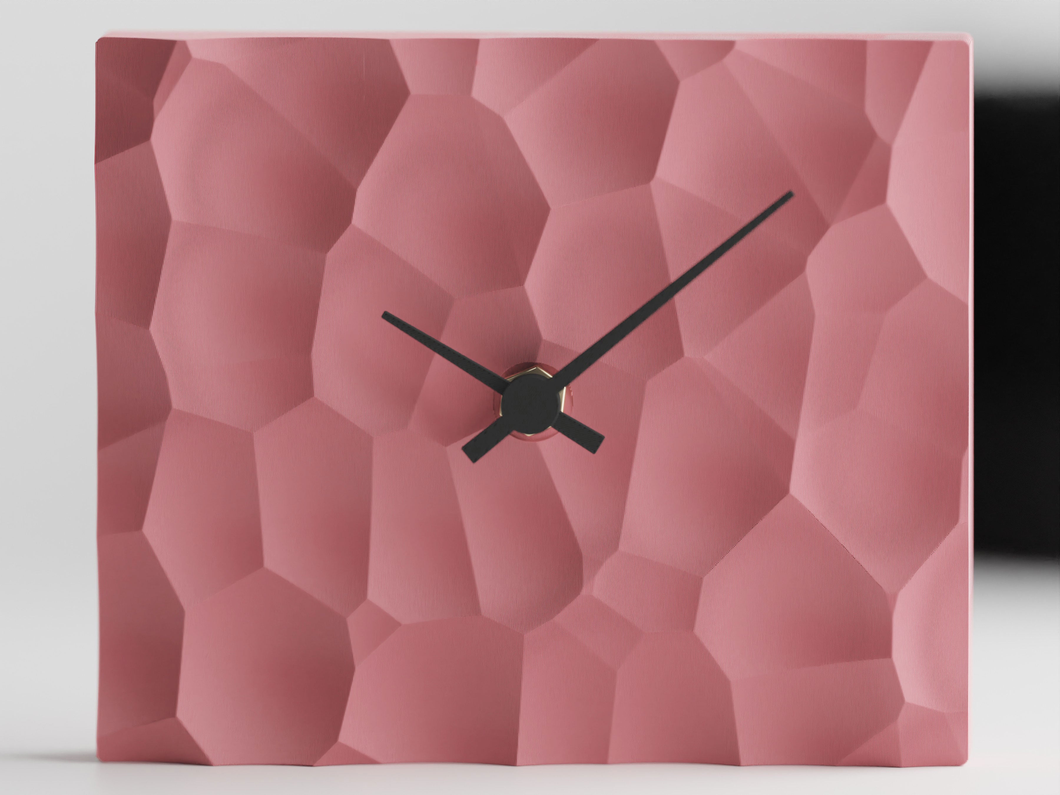 NovaCraft Voronoi Clock 3D Printed Wall Clock For Modern Decor