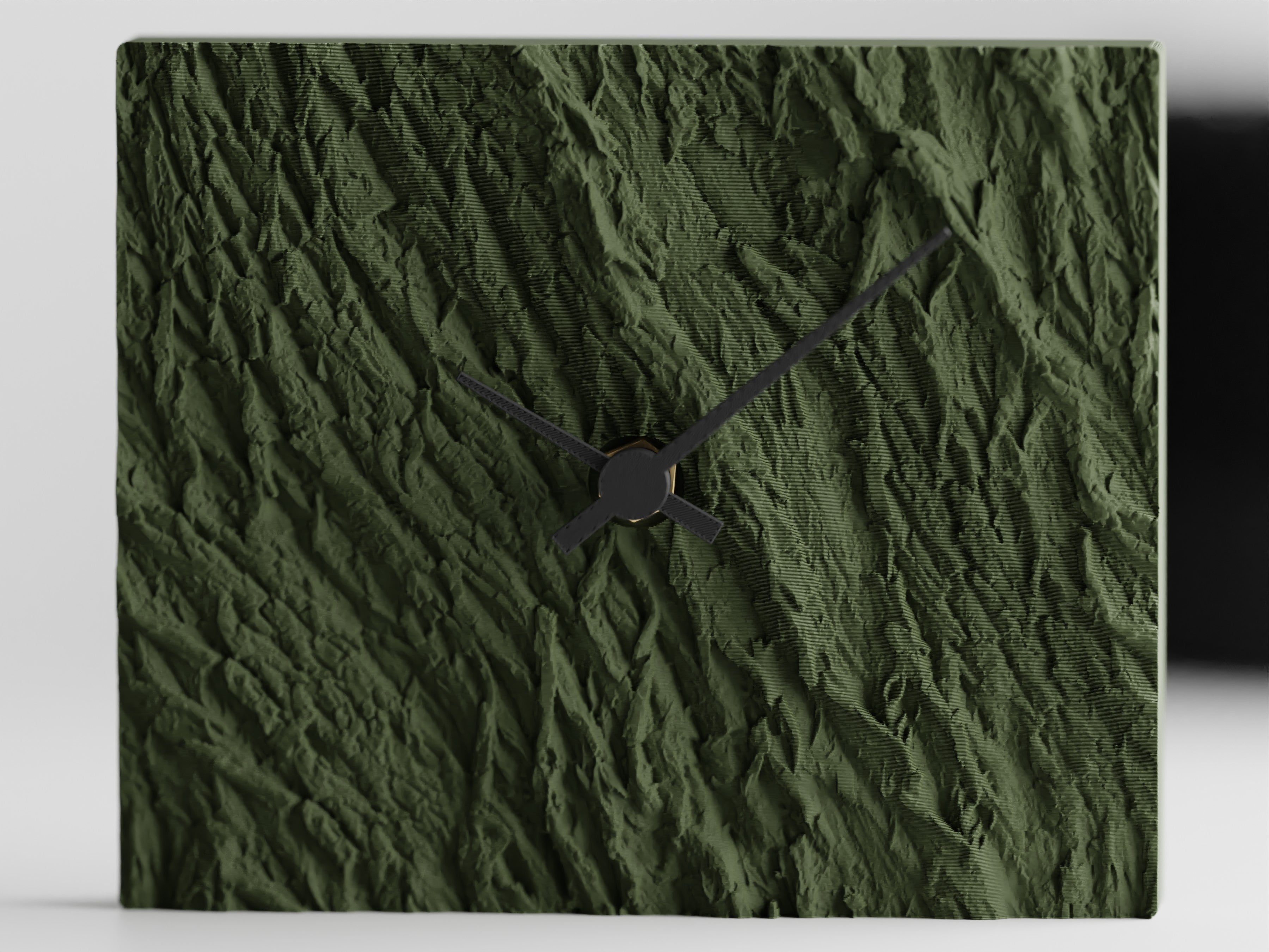 EverWood 3D Printed Wood Effect Clock With Quiet Timekeeping