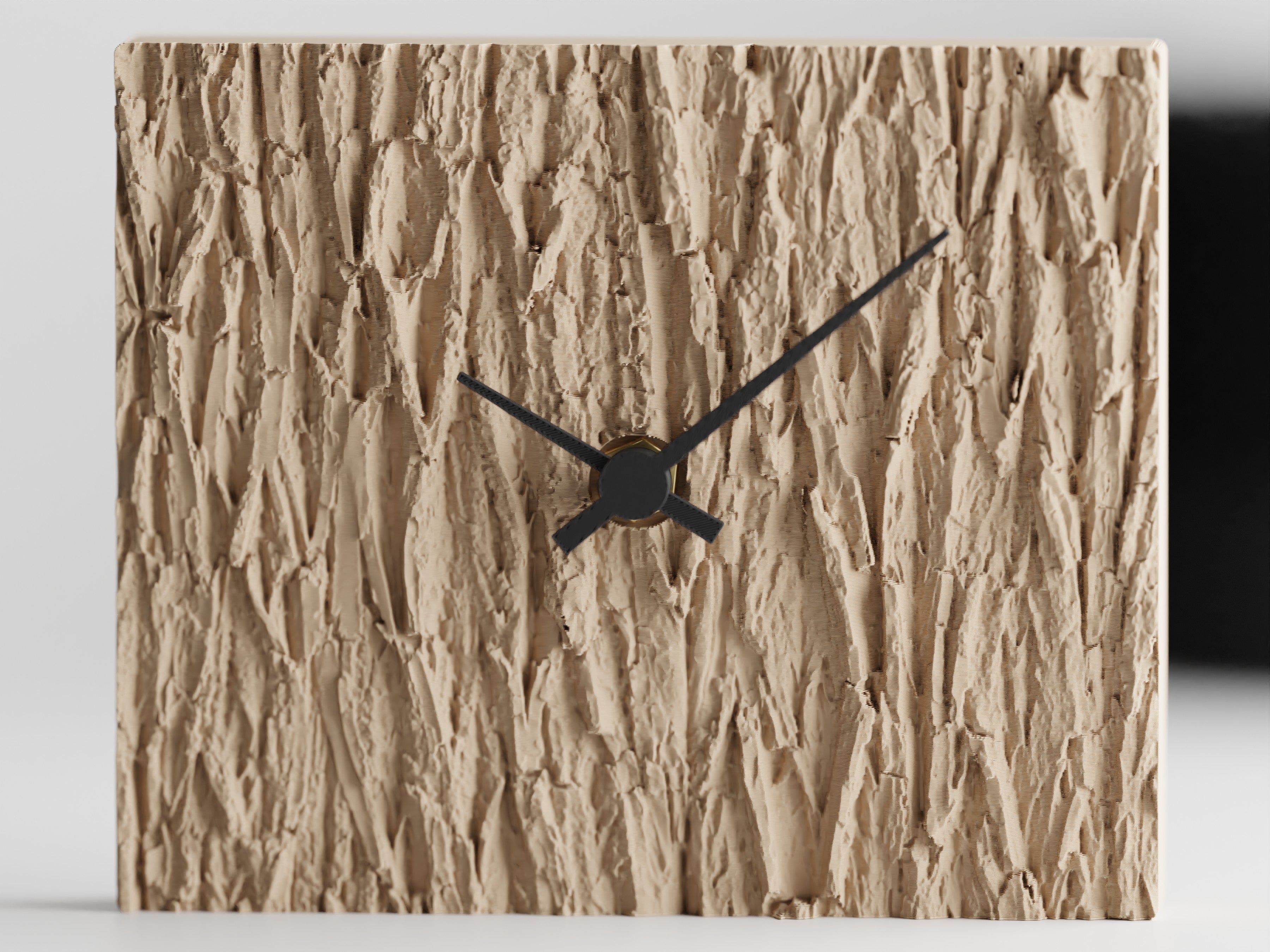 EverWood 3D Printed Wood Effect Clock With Quiet Timekeeping