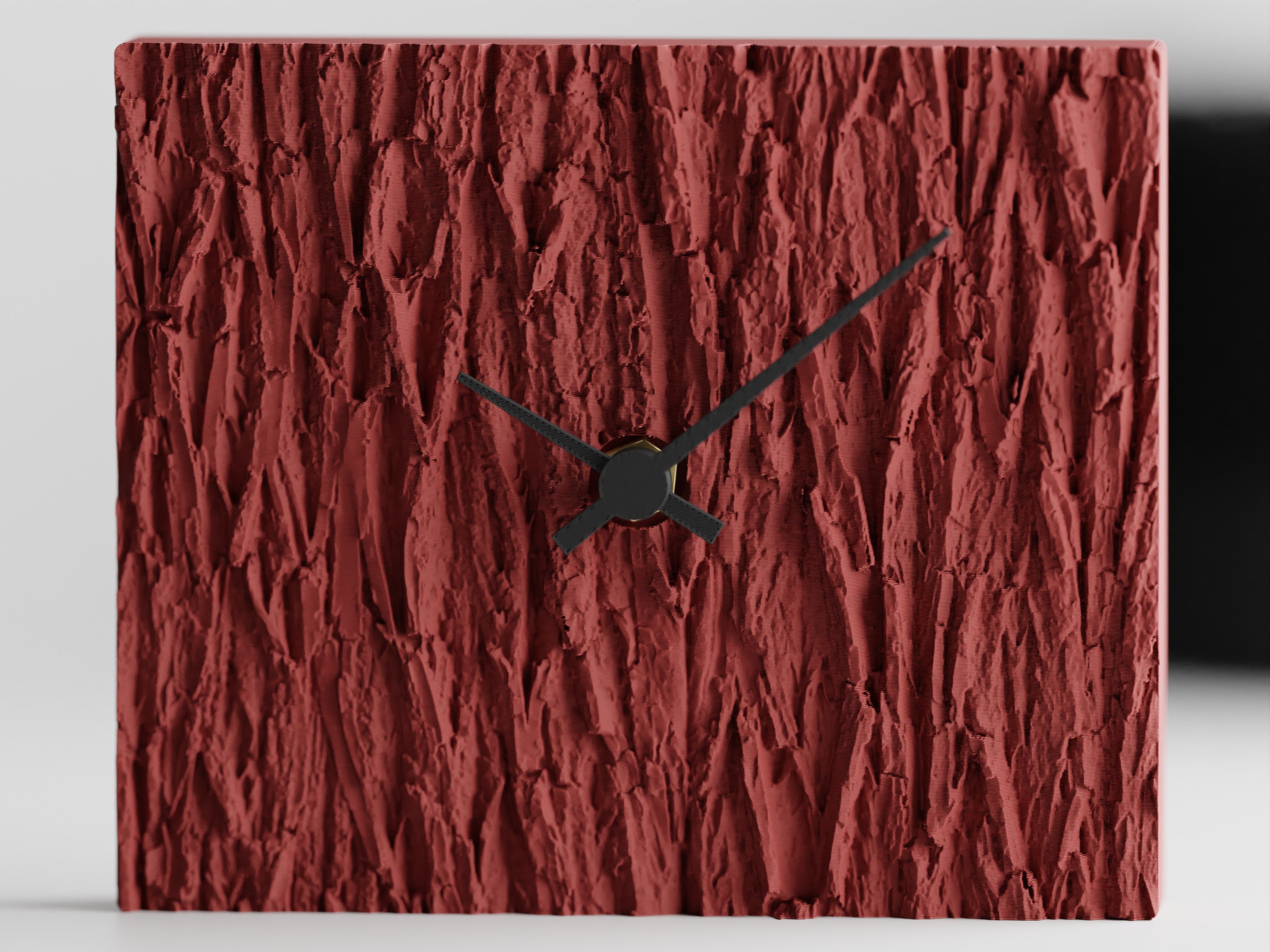 EverWood 3D Printed Wood Effect Clock With Quiet Timekeeping