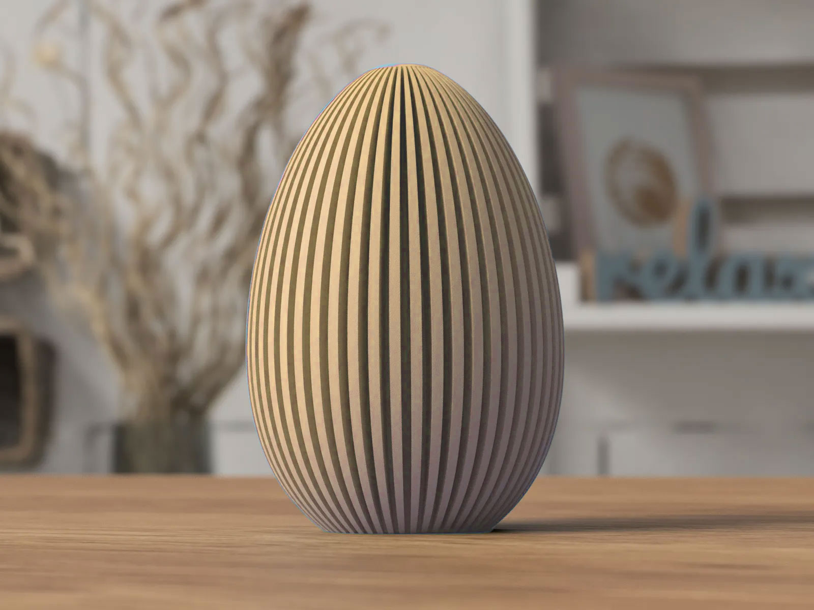 LumiEgg Glowing 3D Printed Easter Egg Centerpiece Large And Small