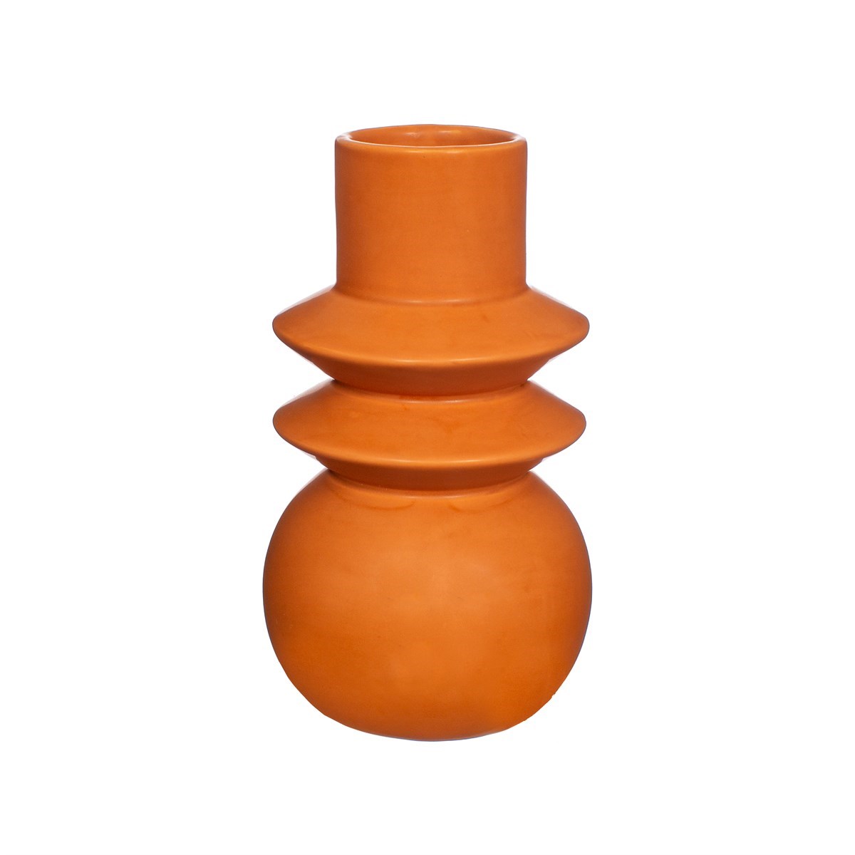 Sass And Belle Terracotta Angled Totem Vase Boho Home Decor Accent