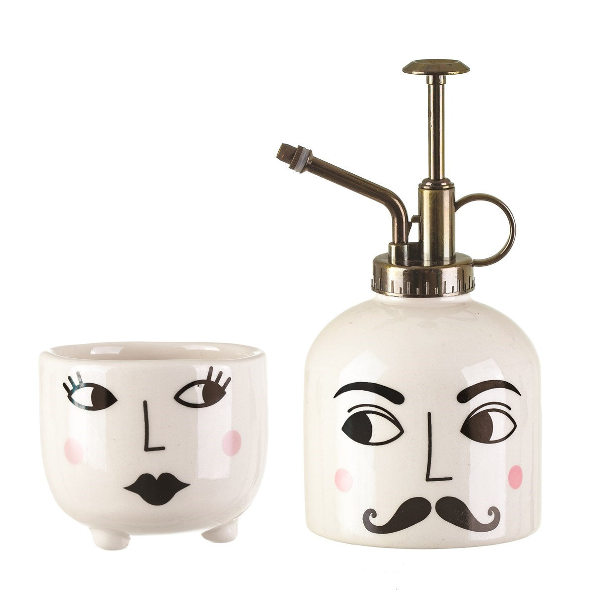 Sass &amp; Belle Mister &amp; Mrs White Plant Set