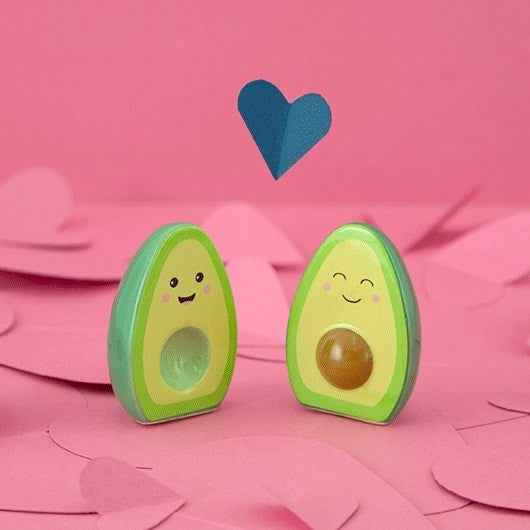 Happy Avocado Salt And Pepper Shaker Set For Quirky Kitchen Decor