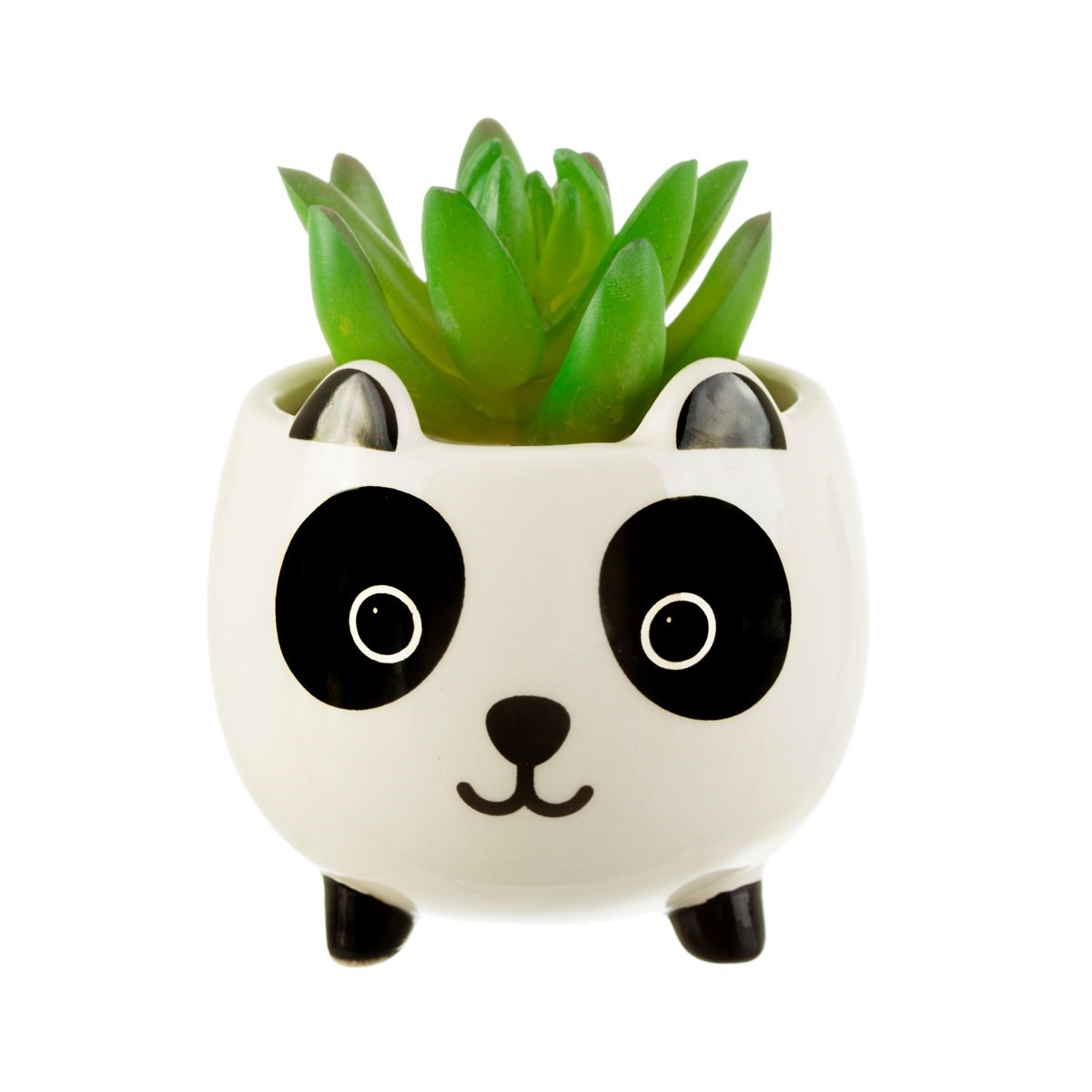 Mini Panda Planter Three Legged Kawaii Design For Plants