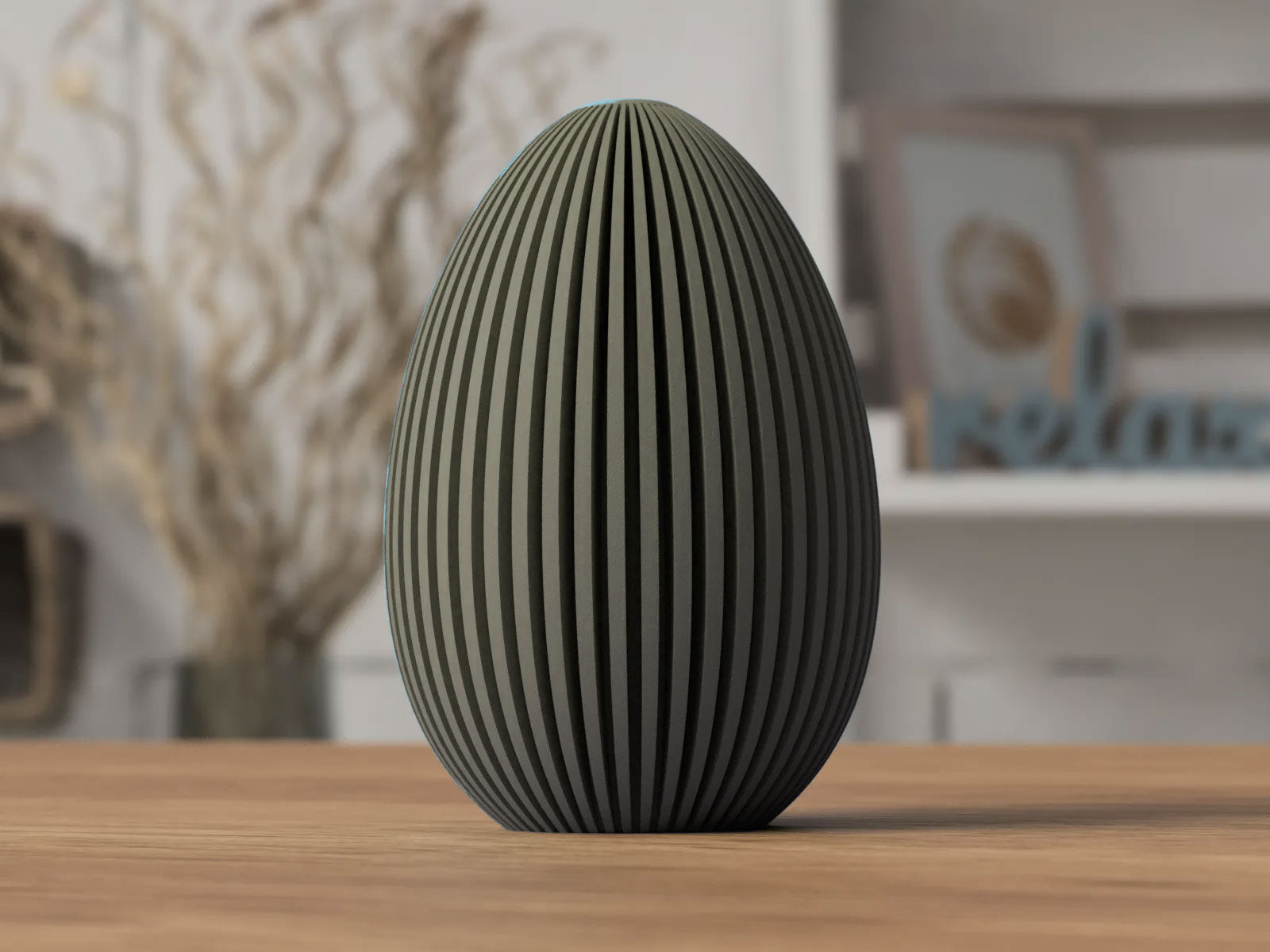 LumiEgg Glowing 3D Printed Easter Egg Centerpiece Large And Small