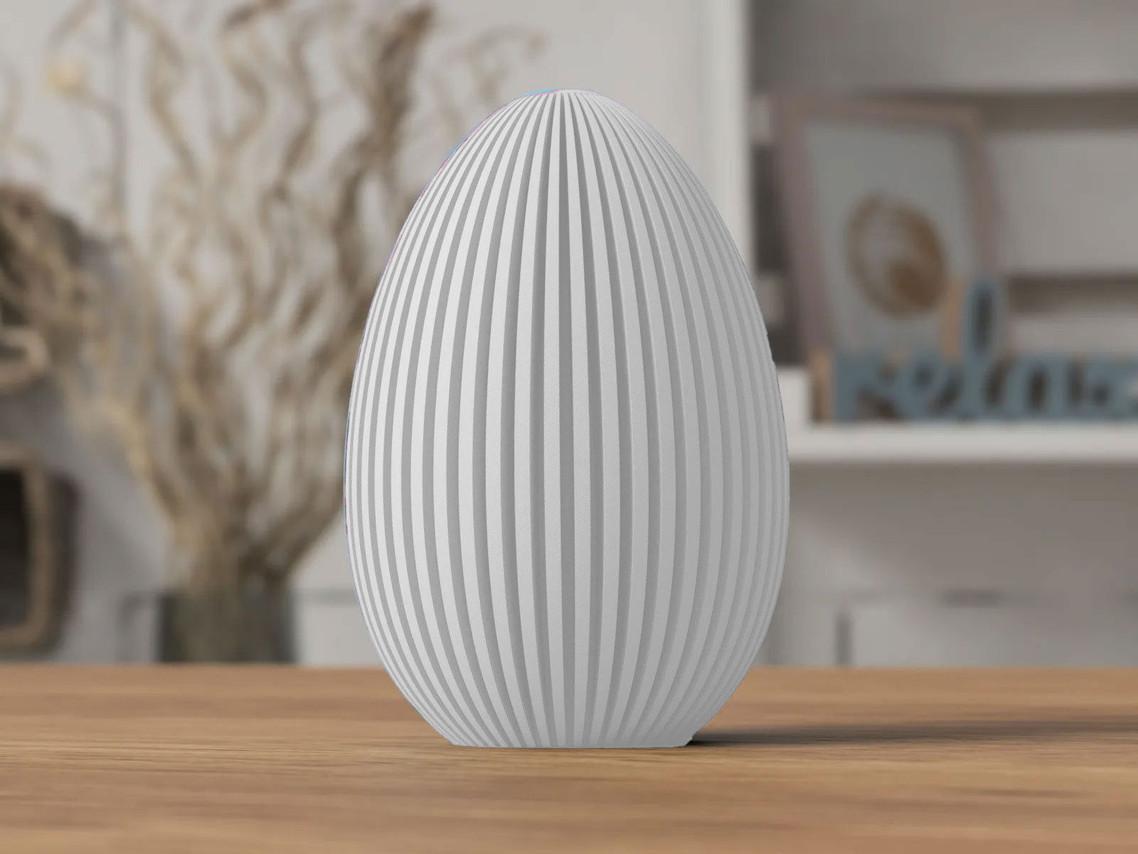 LumiEgg Glowing 3D Printed Easter Egg Centerpiece Large And Small