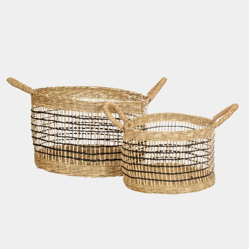 Sass & Belle Seagrass Open Weave Baskets