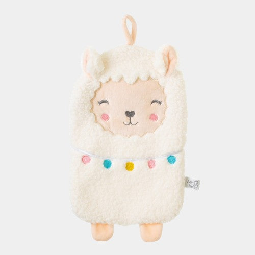 Lima Llama Hot Water Bottle Cozy Fluffy Character Sunset Shades