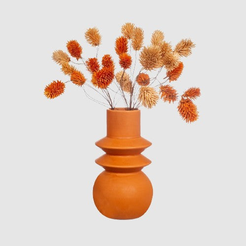 Sass And Belle Terracotta Angled Totem Vase