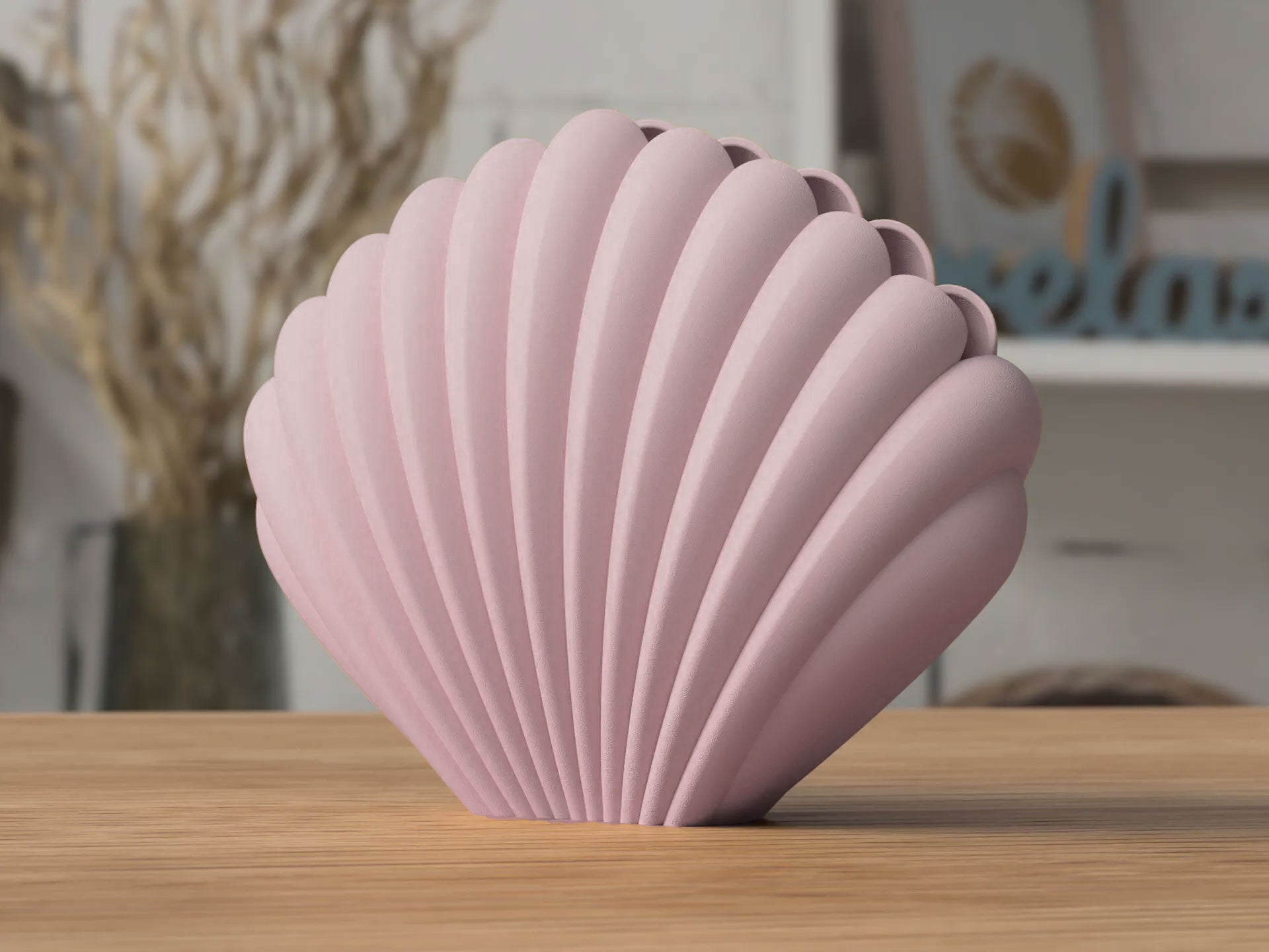 NaturaForm Seashell Vase Eco Friendly Matte