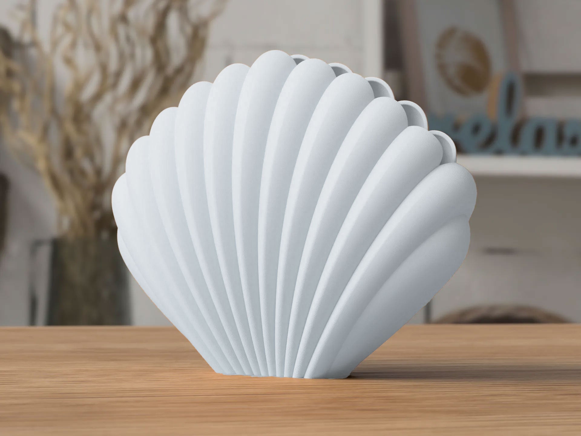 NaturaForm Seashell Vase Eco Friendly Matte