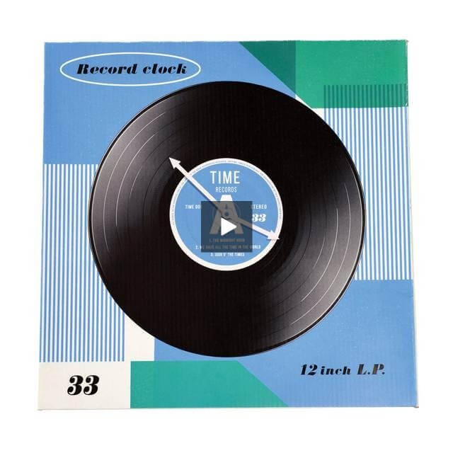 Rex - 12" Record Clock - Living Room - mzube - 28634