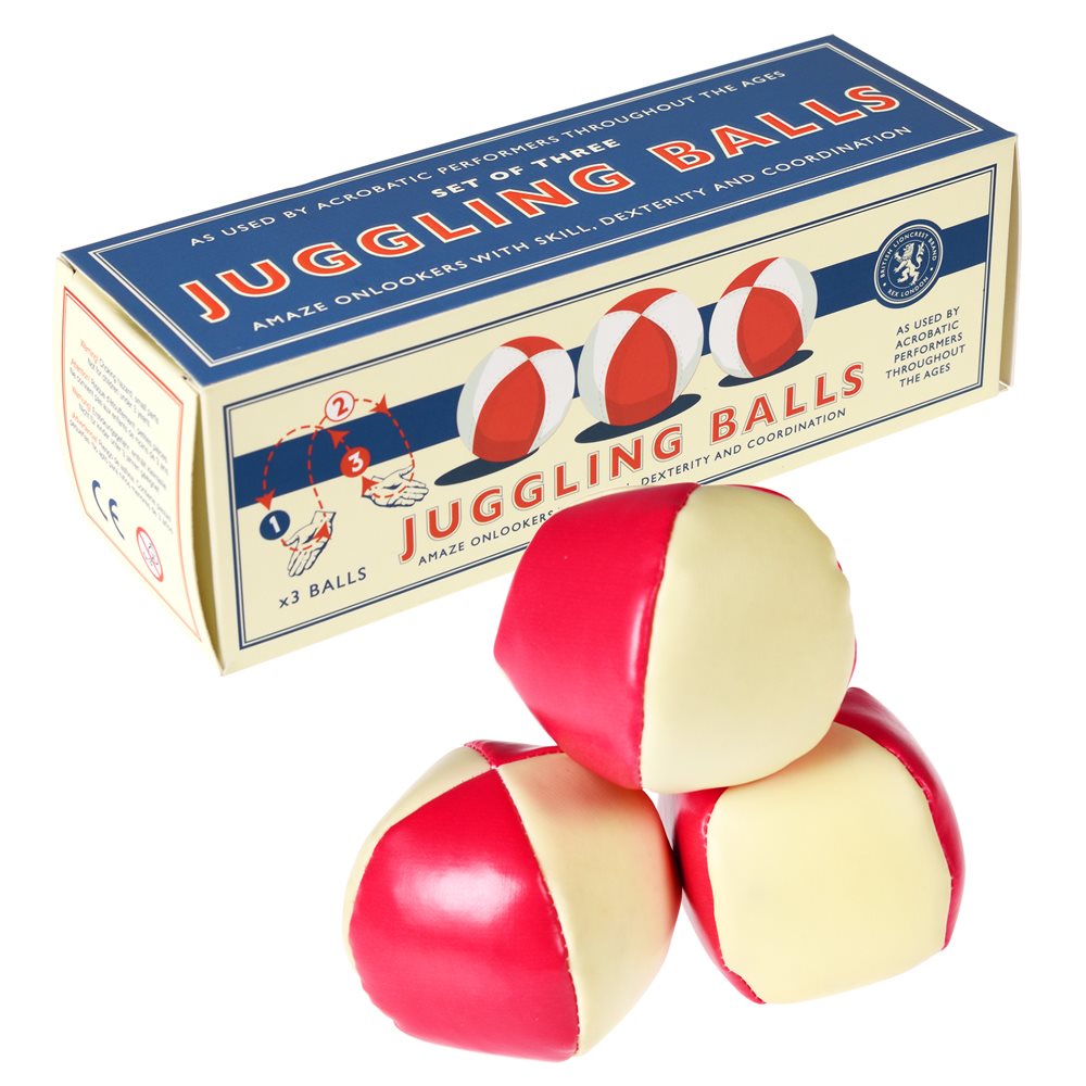 Set of 3 Juggling Balls for Beginners Vinyl and Plastic