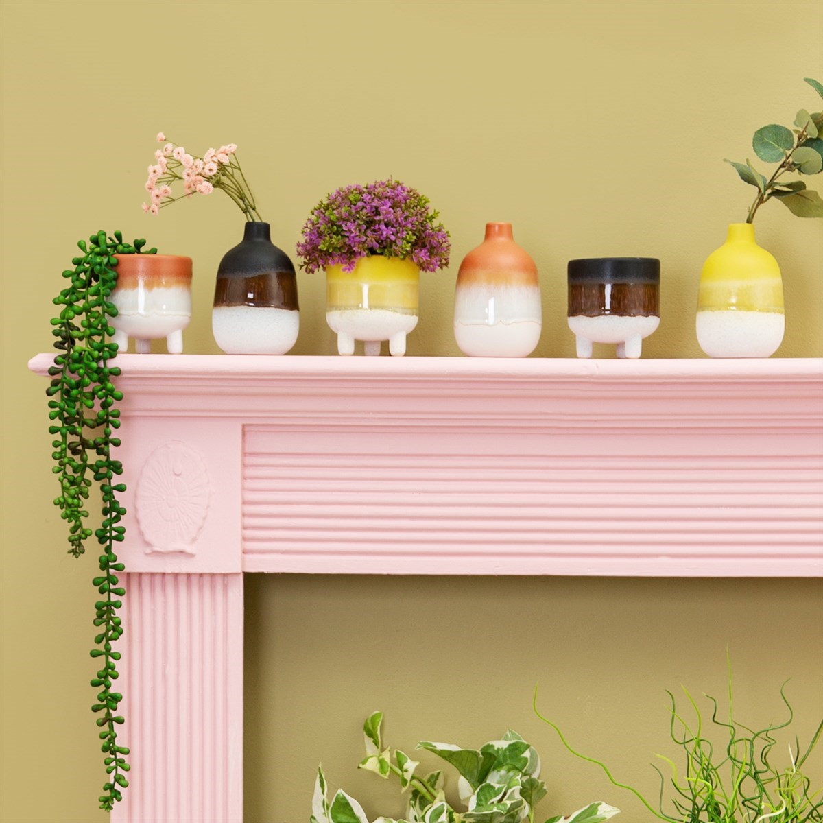 Sass & Belle Mojave Glaze Black Vase