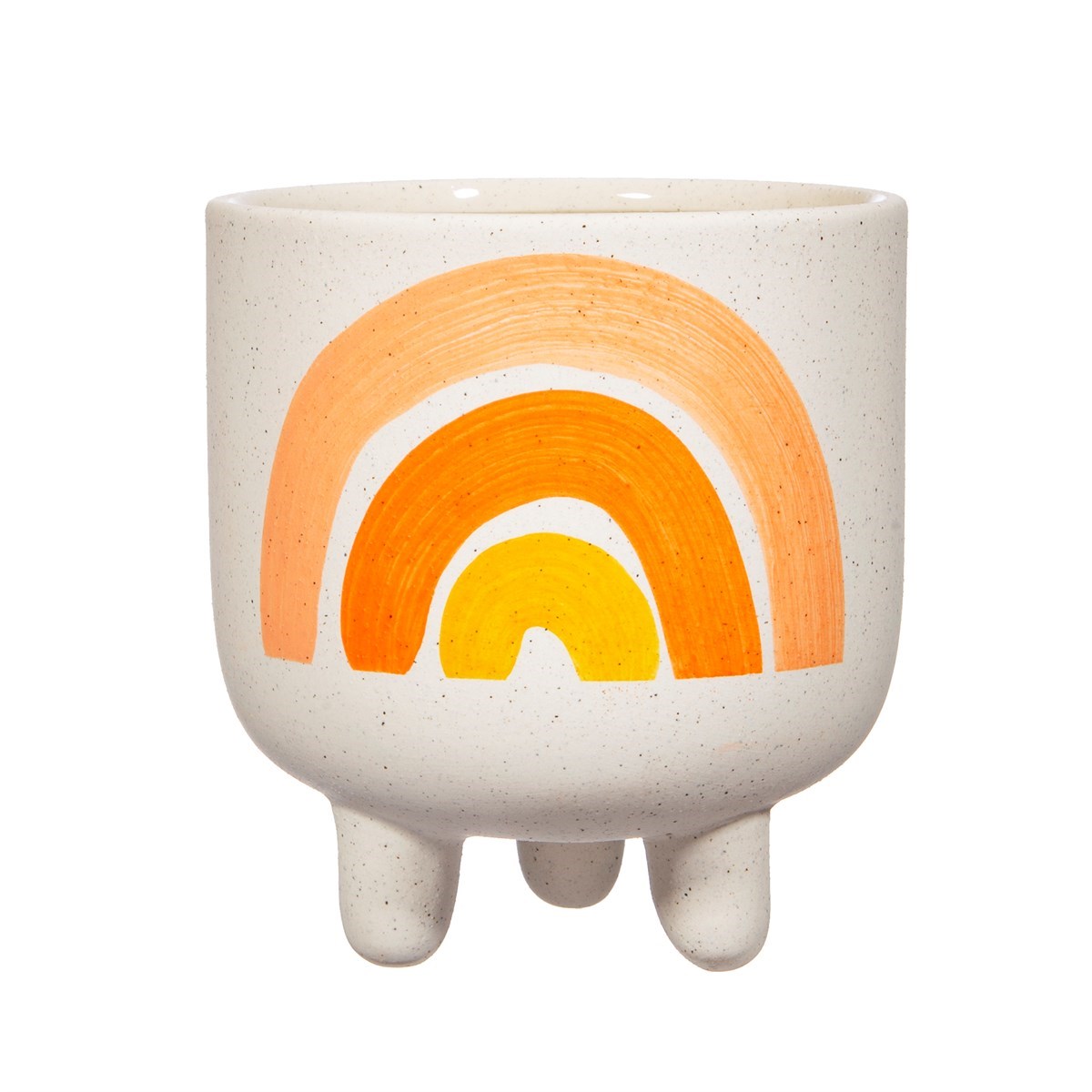 Sass & Belle Rainbow Planter On Legs - Add Colorful Flair to Your Botanicals - Elevate Your Plants&