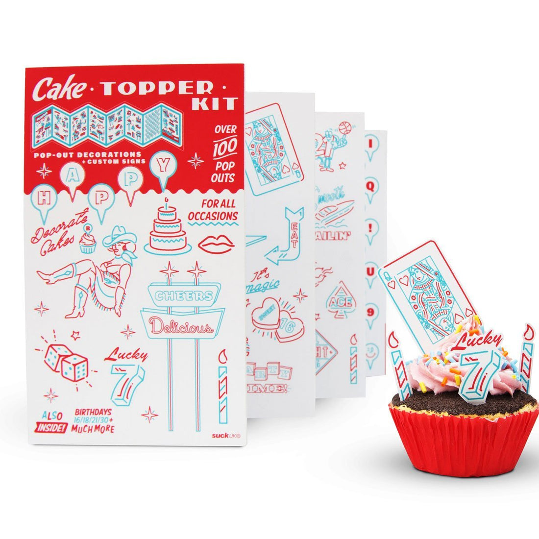 Suck UK - Cake Topper Kit - Kitchen & Dining - mzube - SK TOPPERKIT1