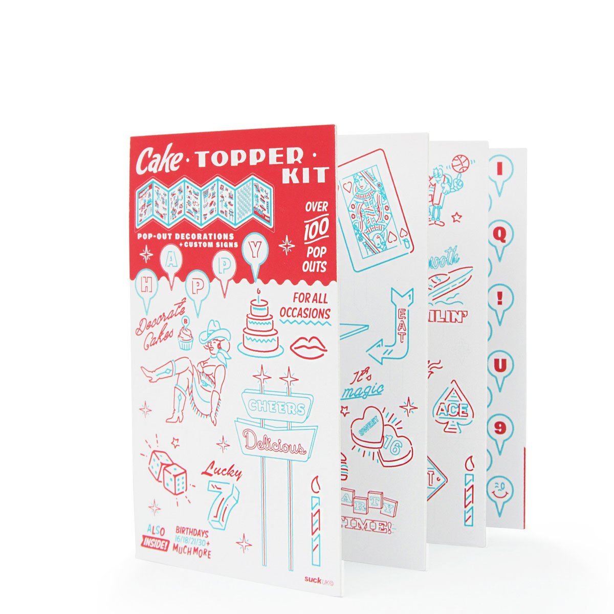 Suck UK - Cake Topper Kit - Kitchen & Dining - mzube - SK TOPPERKIT1