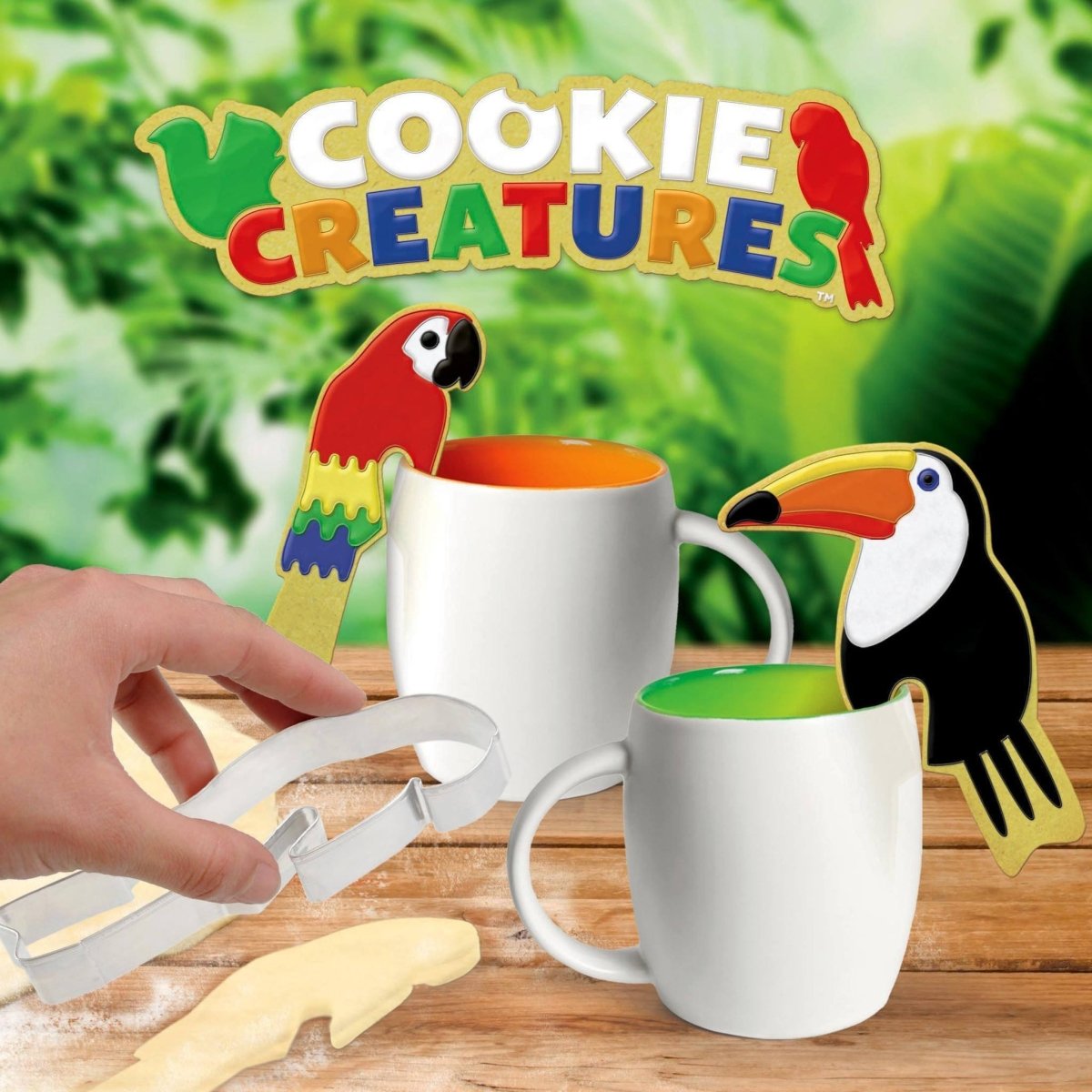 Mustard - Cookie Creatures Squirrels & Birds - Kitchen Utensils - mzube - M 13016a