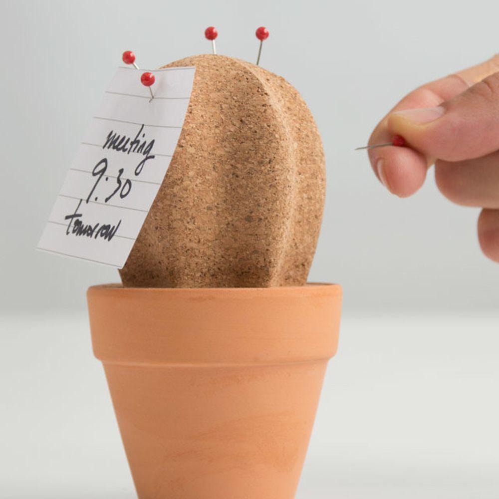 mzube - Cork Cactus Dektop Organiser - Office - mzube - SK CORKCACTUS1