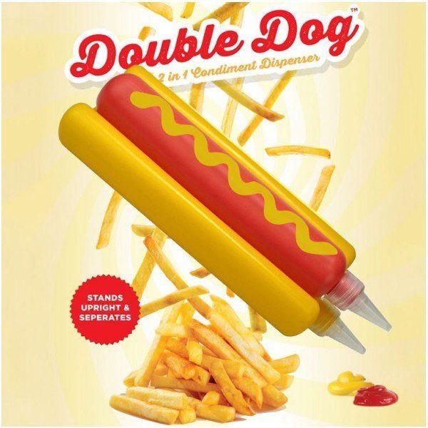 Mustard - Double Dog Hotdog dispenser - Kitchen Utensils - mzube - M12007