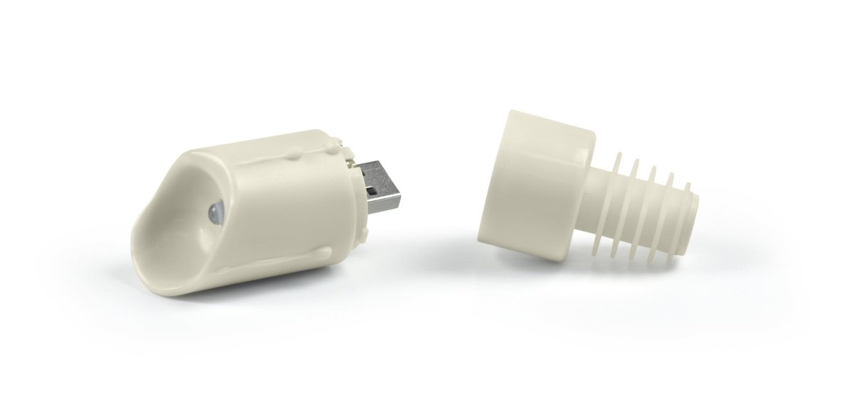 Fred - Fred Wax & Wine Flickering LED Wine Stopper - Barware - mzube - FRED-WWINE