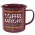 Wild & Wolf - Home Front Tin Mug Coffee Rations Wild And Wolf - Mugs - mzube - HOM001