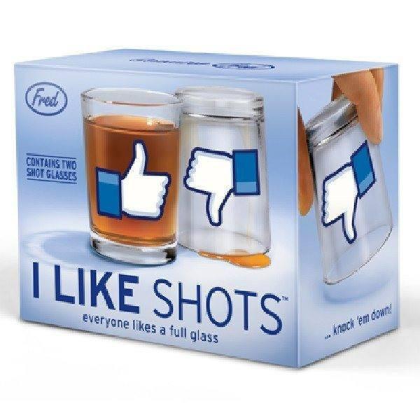 Fred - I Like Shot Glasses x 2 - Fred - Barware - mzube - FFFILS