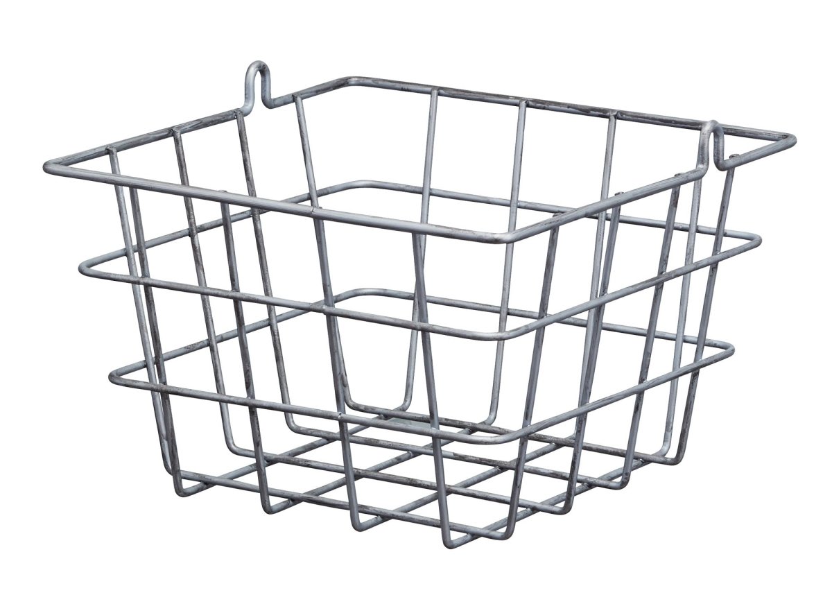 Kitchencraft - Industrial Kitchen 2 Tier Distressed Paintwork Industrial Style Wire Storage Baskets - Kitchen Homeware -