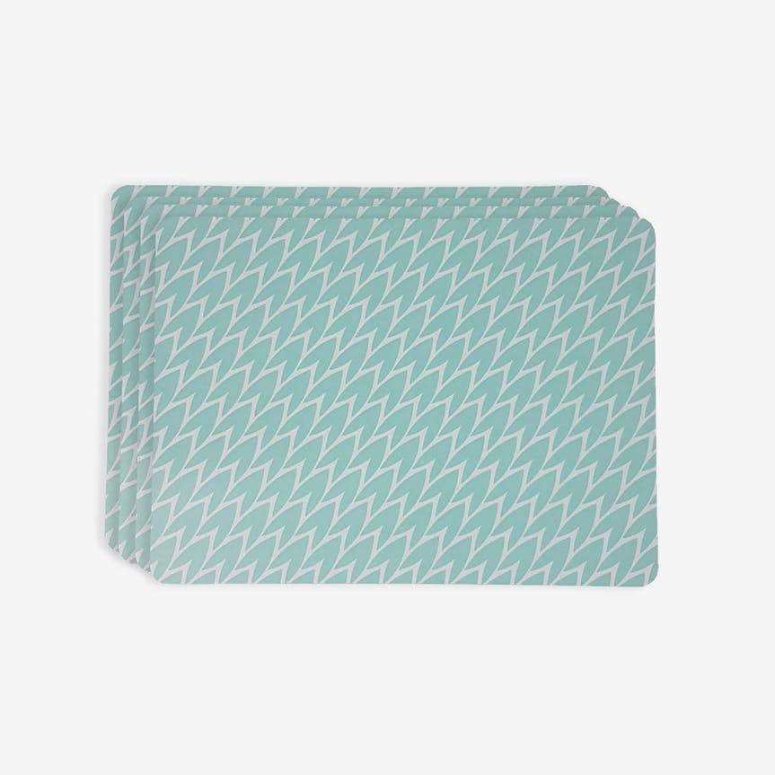 Laura Jackson - Copy of Laura Jackson Leaf Placemats Mixed Colours - Set Of 4 - Serveware - mzube -
