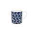 Laura Jackson - Laura Jackson Leaf Large Mug Dark Blue - Mugs - mzube - LMLGDB01