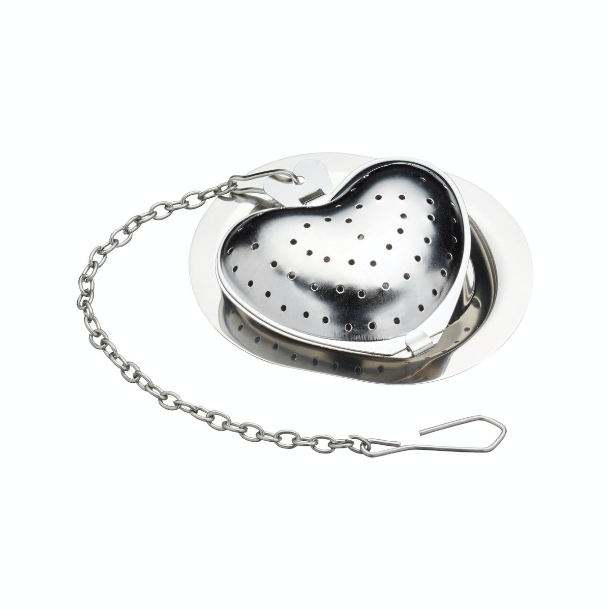 Kitchencraft - Le’Xpress Stainless Steel Novelty Heart Tea Infuser - Tea Infuser - mzube - KCLXHEART