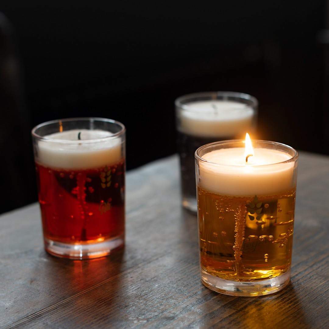 Luckies - Luckies Of London Beer Candle Ale - Kitchen Homeware - mzube - LUKBCA