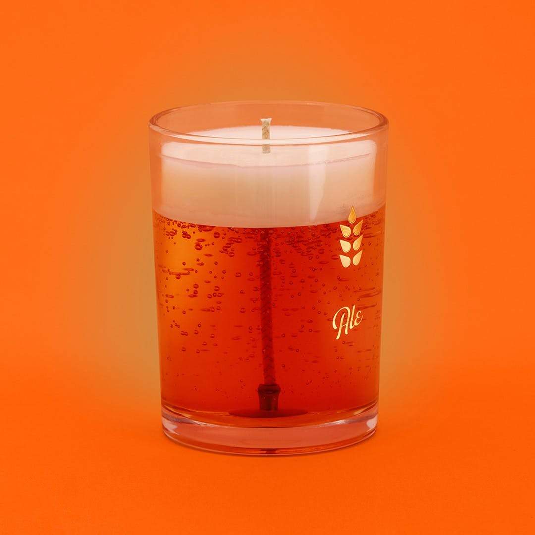 Luckies - Luckies Of London Beer Candle Ale - Kitchen Homeware - mzube - LUKBCA