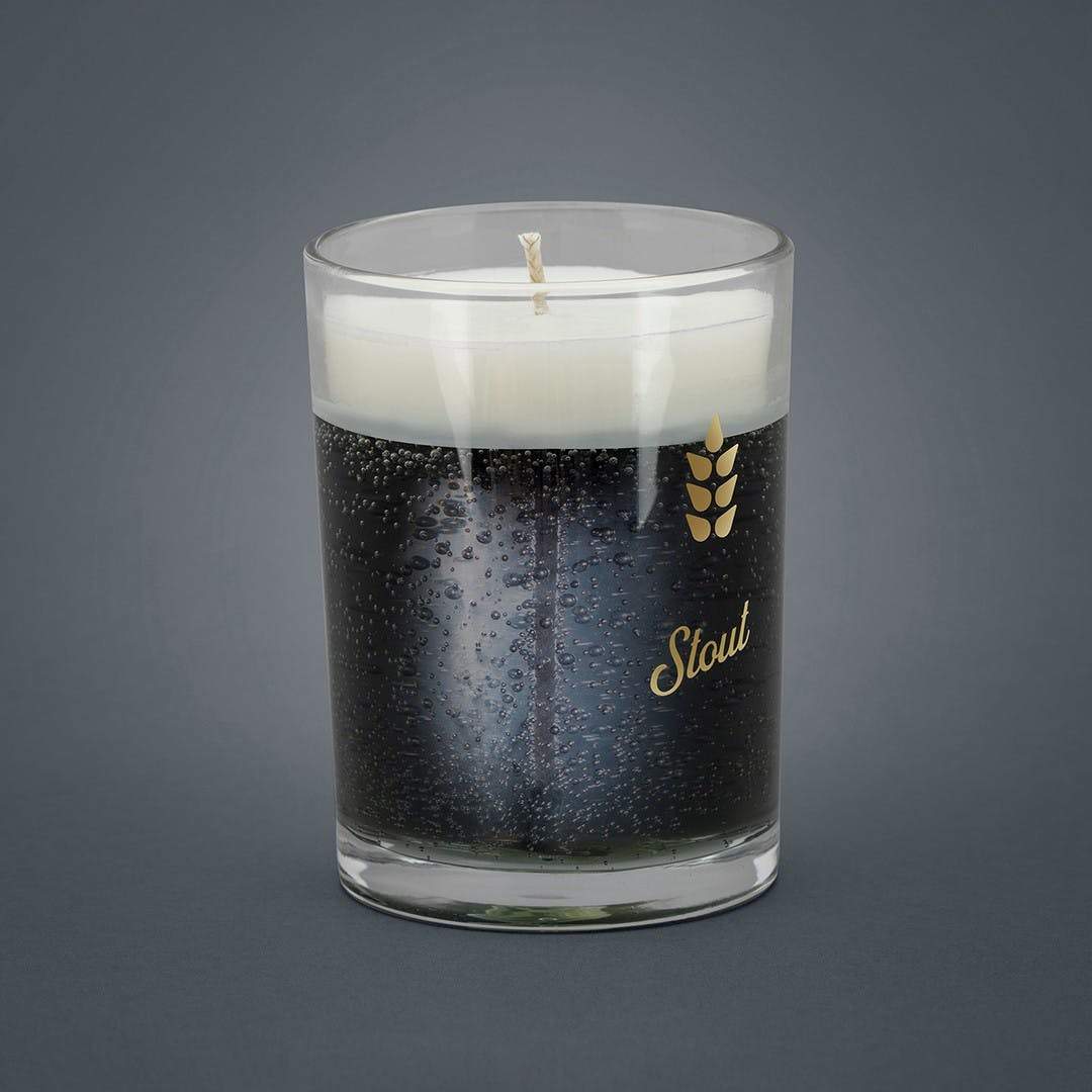 Luckies - Luckies Of London Beer Candle Stout - Kitchen Homeware - mzube - LUKBCS