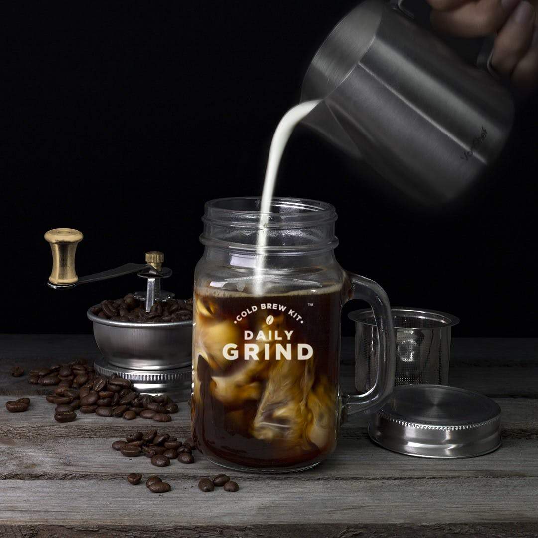 Luckies - Luckies Of London Cold Brew Coffee Kit With Mason Jar - Kitchen & Dining - mzube - LUKDG