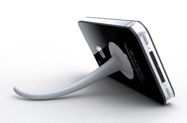 Mobile Tail - Mobile Tail - Cool Mobile Phone Stand - Office - mzube - MOBILETAILWHITE