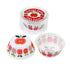 Set 50 Cupcake Cases Vintage Apple - mzube Cookware