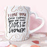 Studio Yelle - Studio Yelle Funny Girlfriend 11oz Ceramic Mug With Heart Handle - Mugs - mzube - SY-M190