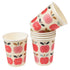 Vintage Apple Paper Cups(Set Of 8) - mzube Kitchen & Dining