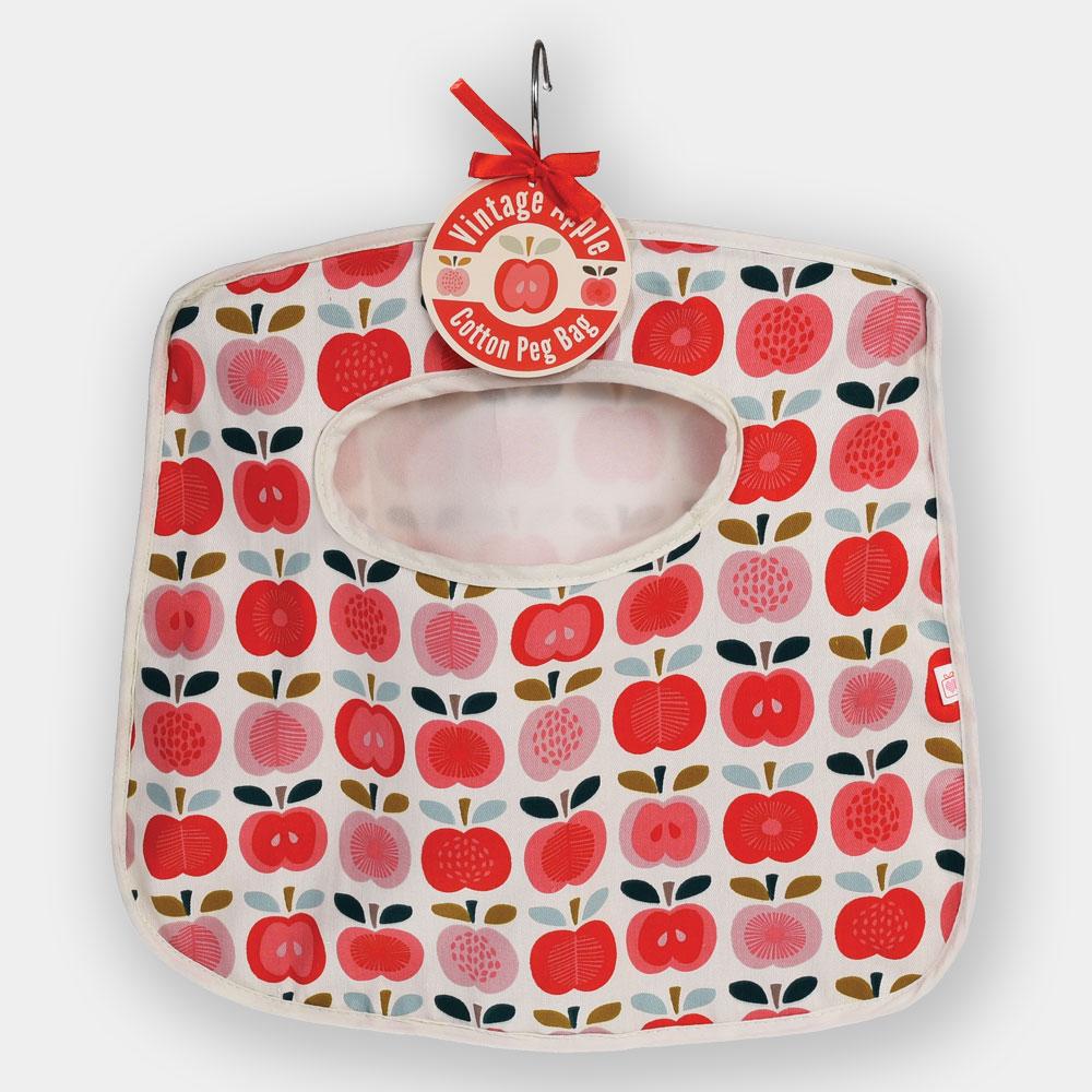 Vintage Apple Peg Bag - mzube homeware