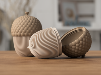 Acorn Containers - 3D Printed Homeware